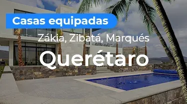 Venta de casas totalmente equipadas con alberca en las zonas de Zákia Zibatá y Marqués en Querétaro